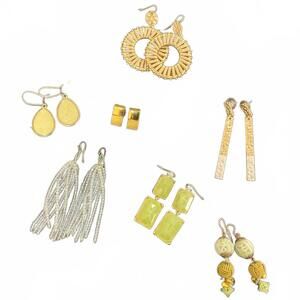 Earring Assorted Lot 7pc Pierced